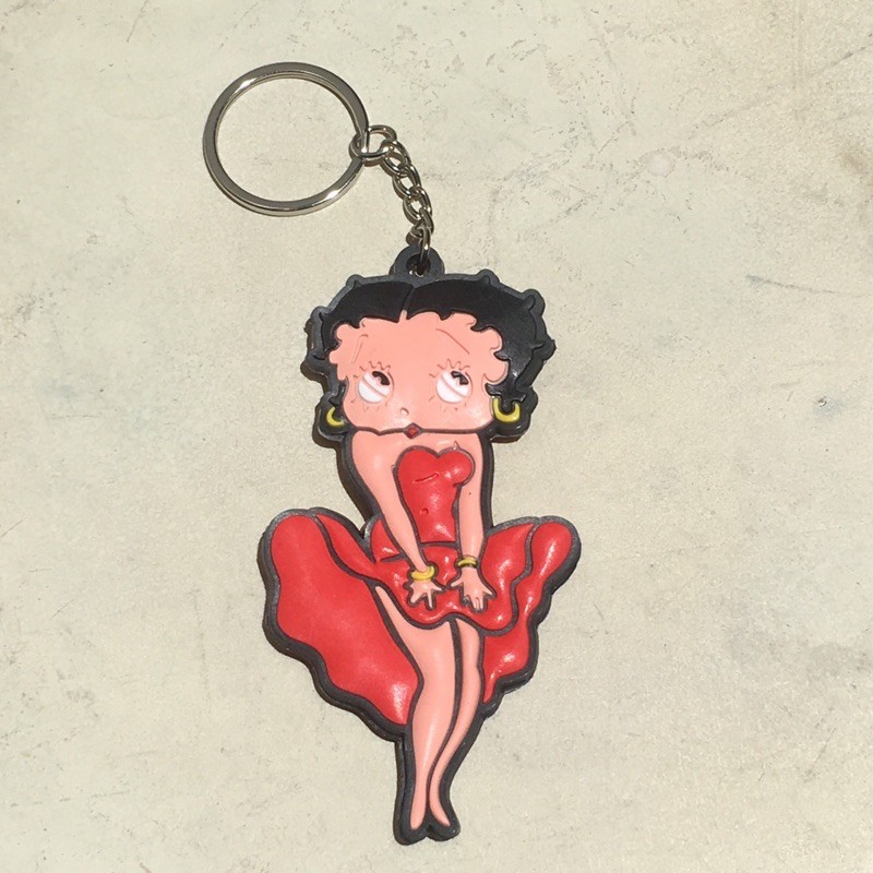 『老番顛』現貨 貝蒂 Betty Boop 貝蒂娃娃 鑰匙圈 鑰匙環 吊飾 裝飾 公仔 玩具 裝飾小物