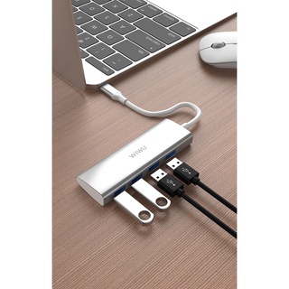 免運 臺灣公司貨 BSMI認證 WiWU Alpha A440 Type-C轉USB 3.0 (4埠USB Hub)