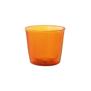 【日本KINTO】 Cast Amber琥珀色雙層玻璃杯 250ml《WUZ屋子-臺北》琥珀色 玻璃杯 杯 水杯 玻璃