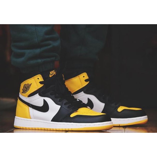 nike jordan yellow