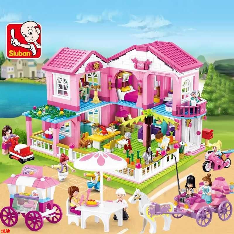 LaLa兼容樂高積木拼裝網紅別墅益智兒童樂高玩具女孩系列公主城堡10歲