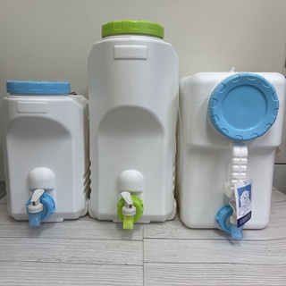 臺灣製 生活水箱 露營水箱 儲水箱 25L/20L/10L 白色水箱 水桶 手提水桶 地中海生活水箱