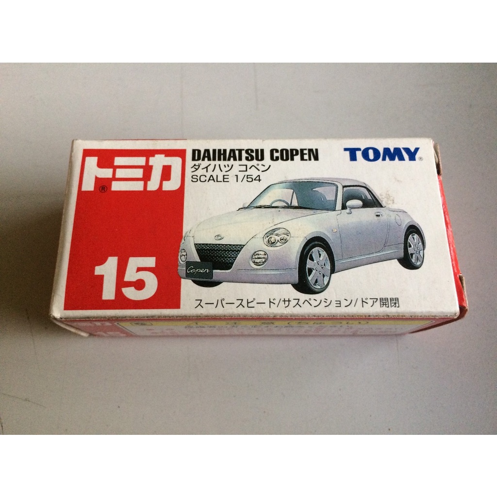 「環大回收」♻二手 模型車 早期 TOMY 舊藍標 15【DAIHATSH COPEN】日本原裝 進口小汽車 拆擺收藏