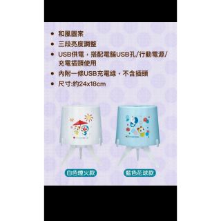 7-11哆啦A夢神奇道具和風檯燈 （藍色款）現貨