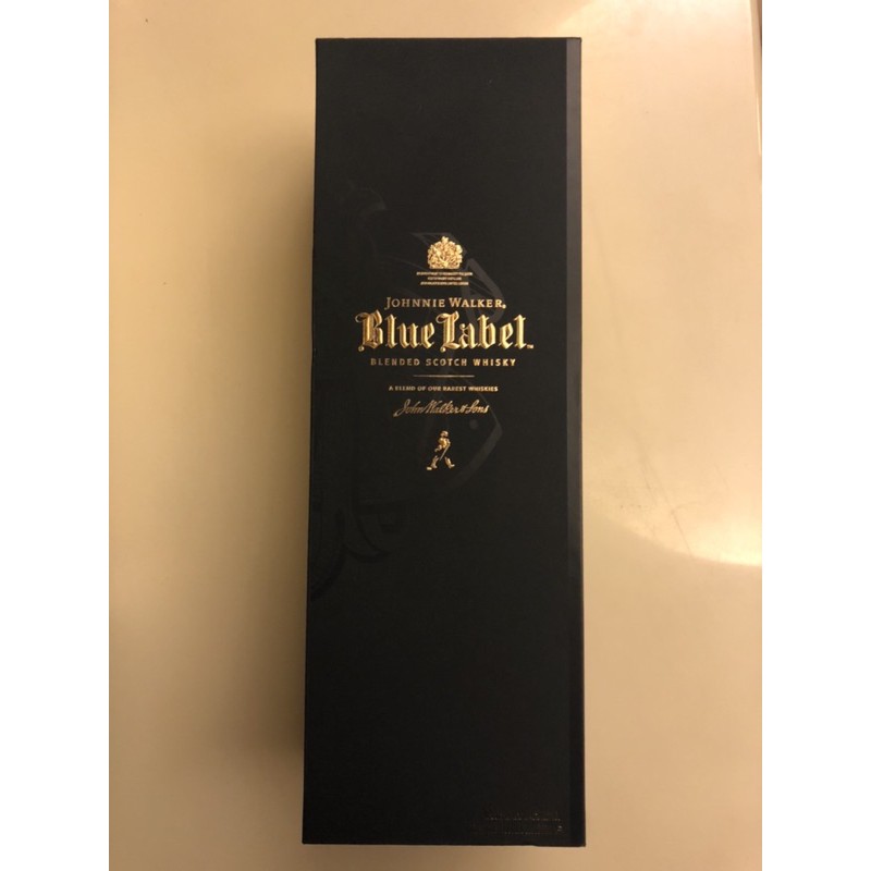 約翰走路 藍牌 蘇格蘭威士忌 Johnnie Walker Blue Label 空瓶