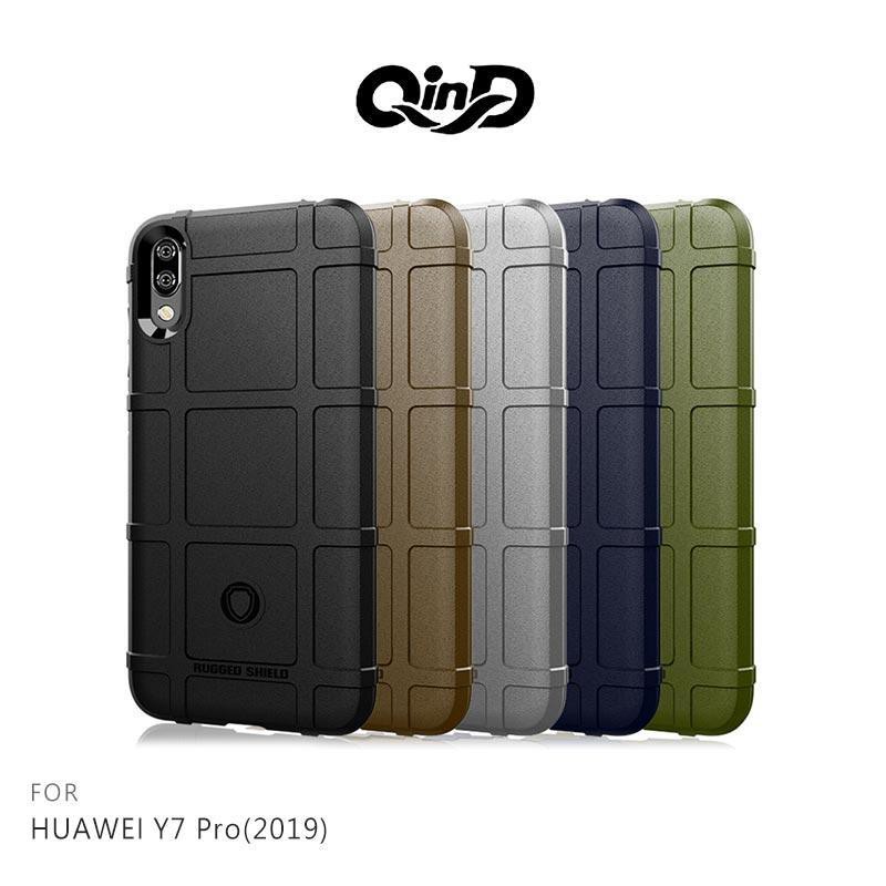 --庫米--QinD HUAWEI Y7 Pro(2019) 戰術護盾保護套 背殼 防摔殼 手機殼 保護殼 鏡頭保護
