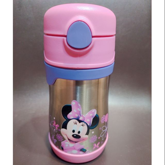 【THERMOS 膳魔師】兒童水杯 水壺 吸管水杯 迪士尼 米妮 不鏽鋼保溫杯 Disney 吸管可替換 無外盒