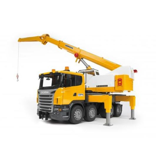 bruder liebherr crane truck