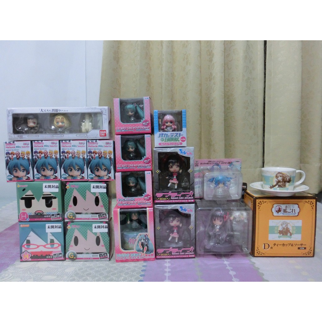 日版 GSC 初音 小黏土人 紙盒人 一番賞 盒玩 模型 LoveLive! 艦娘 姫路瑞希 曉美焰