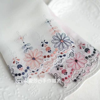 《iAsa愛莎の》手作材料✂外單精美雪紡刺繡蕾絲服裝花邊輔料製衣服裝材料寬17~22cm