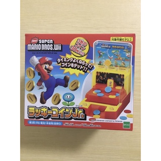 全新現貨 日本 EPOCH 超級瑪利歐 Wii 推金幣玩具 迷你版 益智玩具 親子遊戲 【歡樂交易屋】