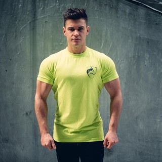 狼王-肌肉兄弟 Gymshark 修身圓領純棉短袖 Alphalete