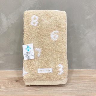 現貨 日本製 SOU SOU 數字長毛巾 34x80cm 二色 今治毛巾 純棉毛巾 洗臉巾 日本毛巾 長毛巾 京都品牌