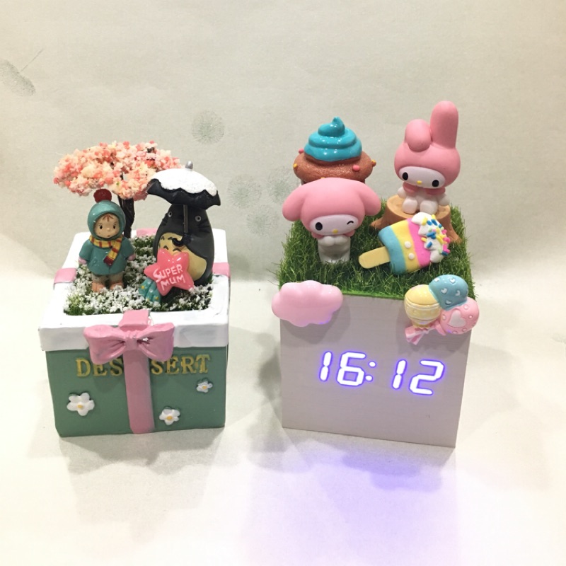 龍貓禮物盒➕美樂蒂時鐘