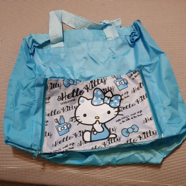 Hello Kitty 收納環保購物袋 手提袋 折疊式收納袋