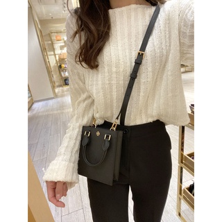 【預購】美國代購 Tory Burch TB 新品 防刮皮革 斜揹包 琴譜包