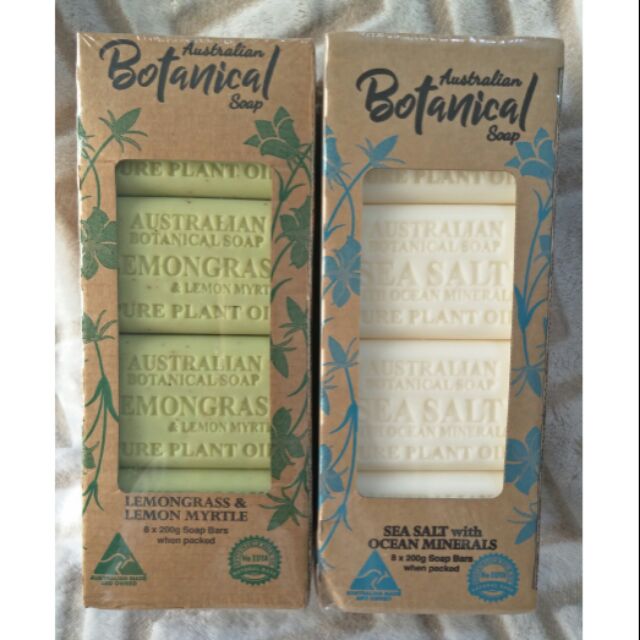 澳洲植物精油香皂- 檸檬草（ Australian Botanical Soap) 200g*8入