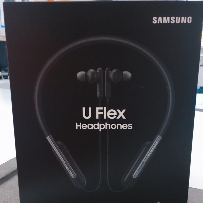 【現貨】Samsung U Flex 簡約頸環式藍牙耳機 全新未拆封 黑色【台灣公司貨】