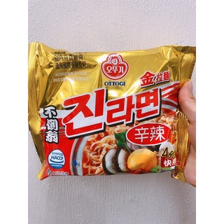 韓國 不倒翁金拉麵單包裝原味/辣味/蔬菜風味