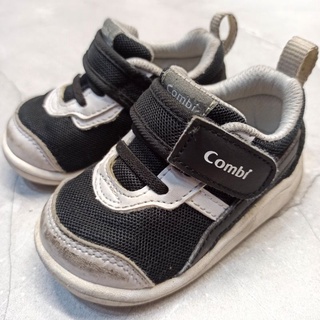 combi 嬰幼兒黑色學步鞋童鞋12.5cm