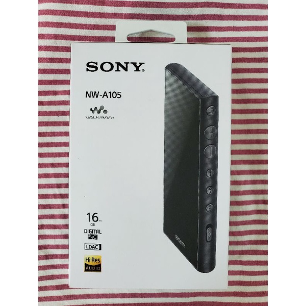 SONY 索尼 16GB隨身播放器 NW-A105 (不含耳機) 黑色 台灣公司貨