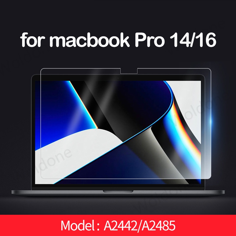 2021 年全新適用於 Macbook pro 14 16 M1/高清透明屏幕貼膜適用於 Macbook 新 2020