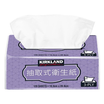 Kirkland Signature 科克蘭 衛生紙 💮唯居生活💮 好市多 costco 三層抽取衛生紙 120張 單包