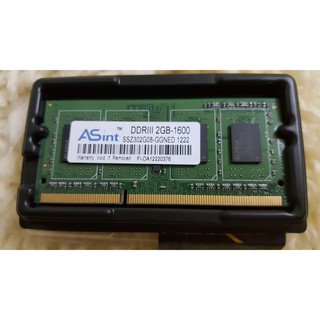 ASUS 原廠用 ASint DDRIII 2GB-1600 筆記型電腦 記憶體