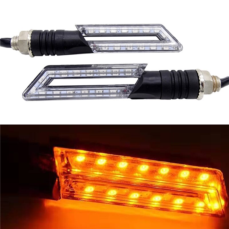 通用摩托車 LED 轉向信號燈指示燈適 尾燈定制 用於本田 Z750 Z800 Z1000 Z1000