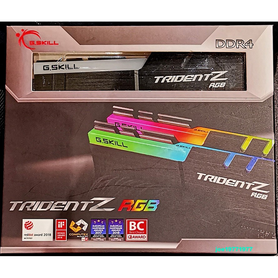 [售] 芝奇 G.SKILL  DDR4 3200 16G Trident Z RGB 幻光戟