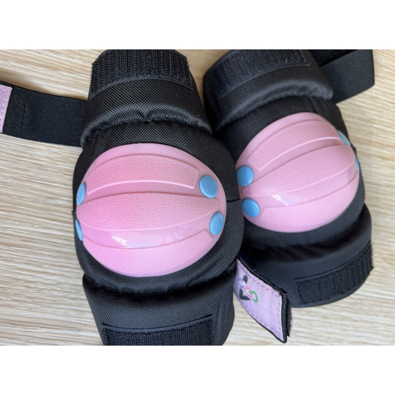 二手 兒童護具 超厚布料 護膝護肘護掌六件組 直排輪 滑板護具 粉色S