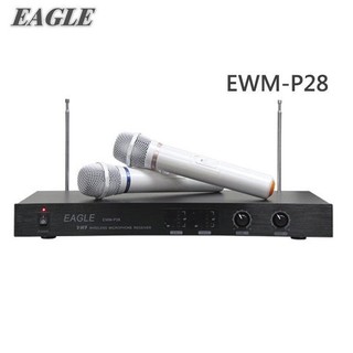 (TOP 3C家電)【EAGLE】EWM-P28 專業級雙頻無線麥克風組 EWM-P28 公司貨(有實體店面)