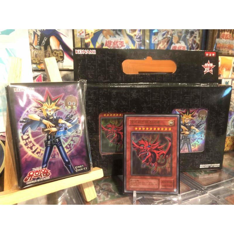 遊戲王15週年禮盒韓國三幻神神之卡天空龍巨神兵 蝦皮購物