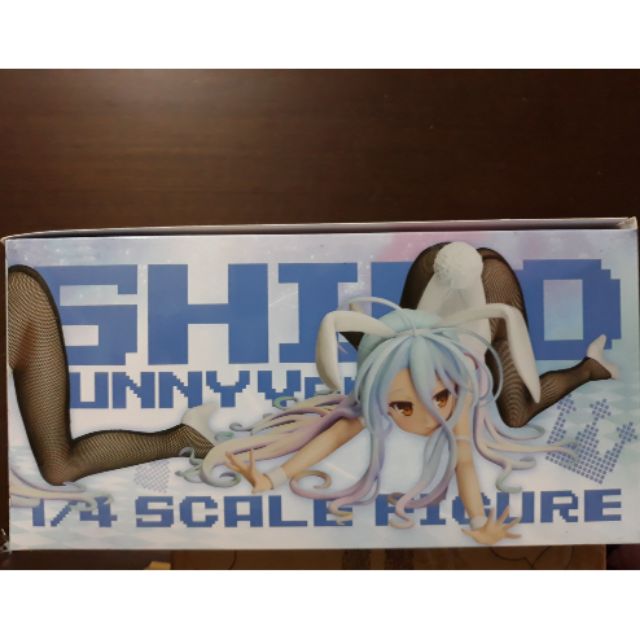 ※遊戲人生 白 1/4兔女郎 超優質巨無霸公仔 2019新品 FREEing no game no life