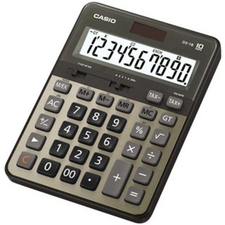 CASIO 商用計算機 10位數 太陽能雙電力 DS-1B-GD
