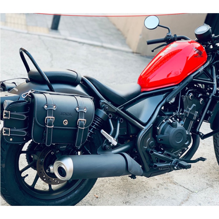 rebel 1100帆布包 適用於Honda叛逆者1100改裝機車置物袋 rebel500S機車置物重機馬鞍包改裝