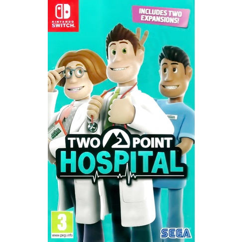 【二手遊戲】任天堂 SWITCH NS 雙點醫院 杏林也瘋狂 TWO POINT HOSPITAL 中文版 台中恐龍電玩