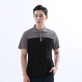 【遊遍天下】台灣現貨-MIT台灣製男款抗UV防曬涼感吸濕排汗機能POLO衫GS1005 /黑色