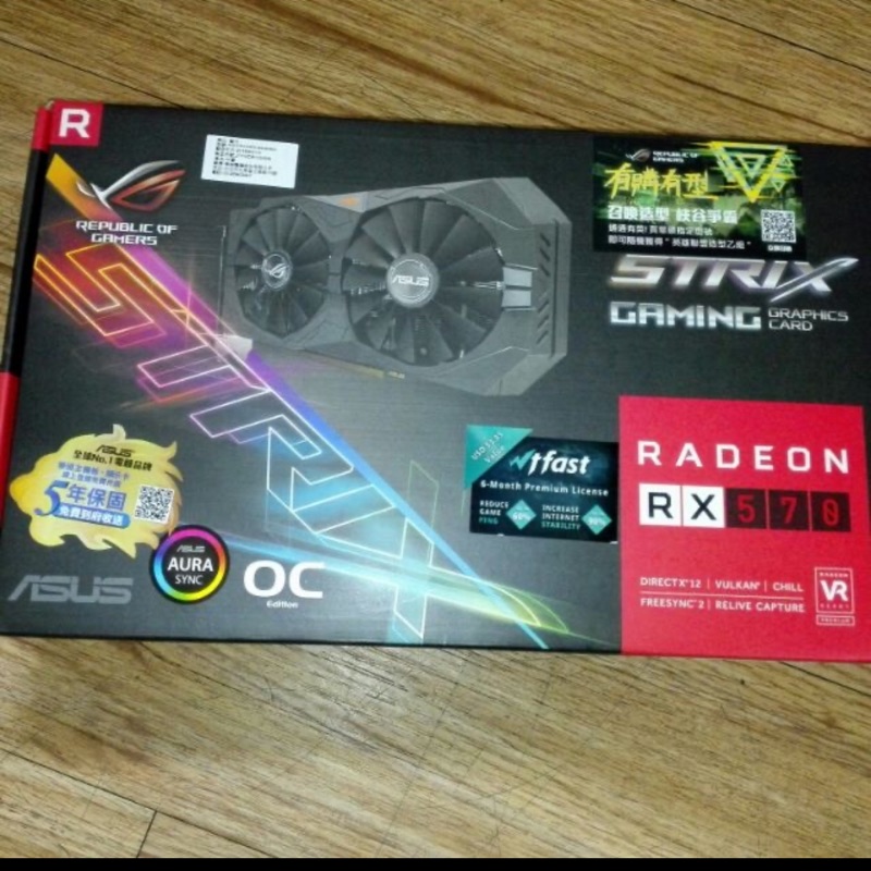 華碩 ASUS ROG STRIX RX570 4G