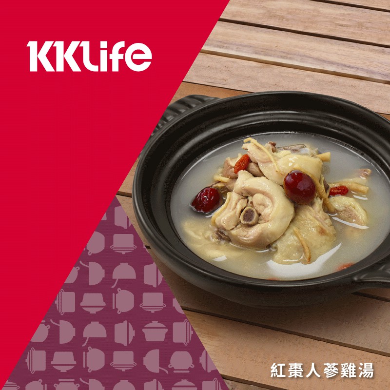 【KKLife】紅棗人蔘雞湯 (500g/包；2包/袋)