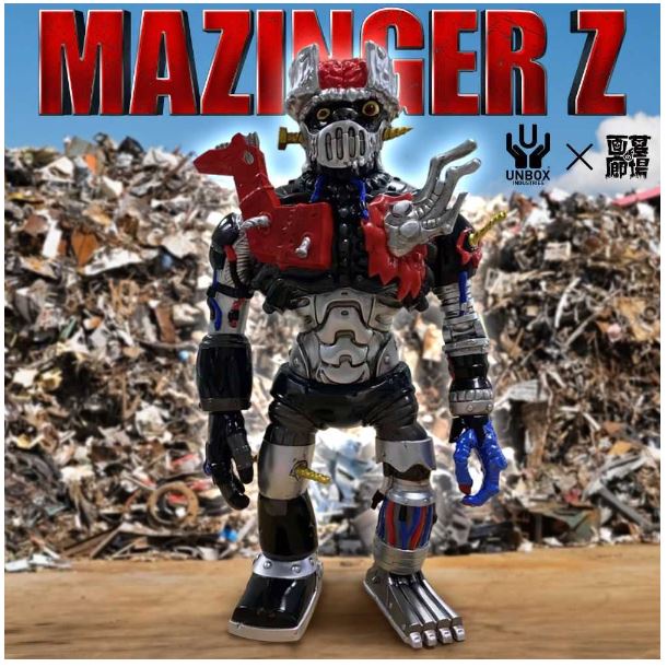 Unbox 墓場画廊 抽選限定 Mazinger Z x Winson Ma 猿創作 喪屍 無敵鐵金剛 軟膠