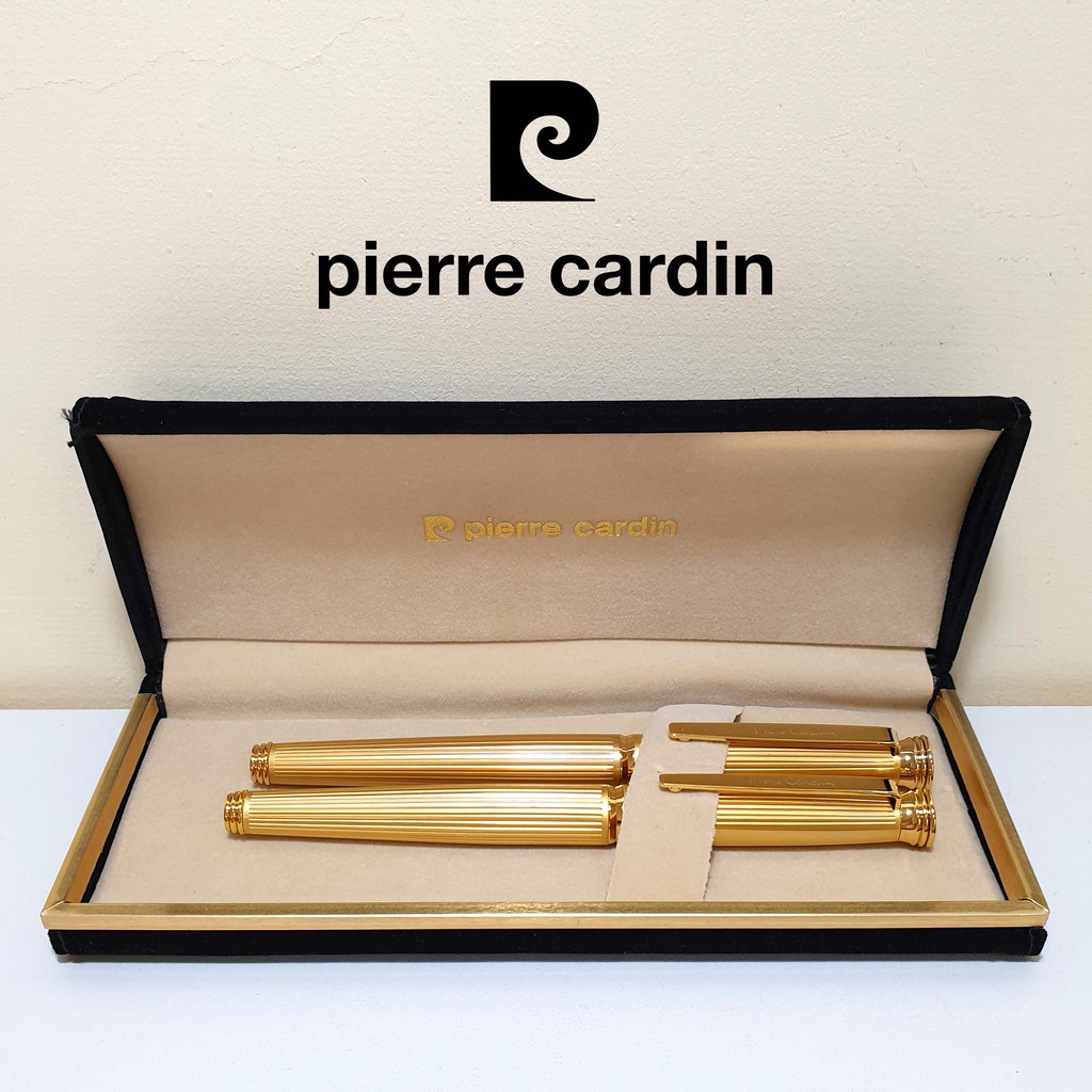 法國 皮爾卡登 Pierre Cardin 金色 對筆 鋼筆 鋼珠筆 禮盒 ♥ 正品 ♥ 現貨 ♥