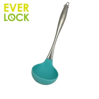 EVERLOCK 矽膠耐熱不銹鋼湯匙