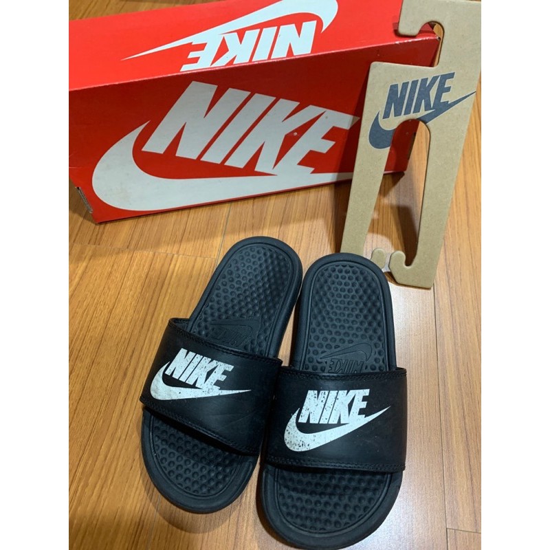 NIKE BENASSI JDI 兒童拖鞋555628-002 黑色