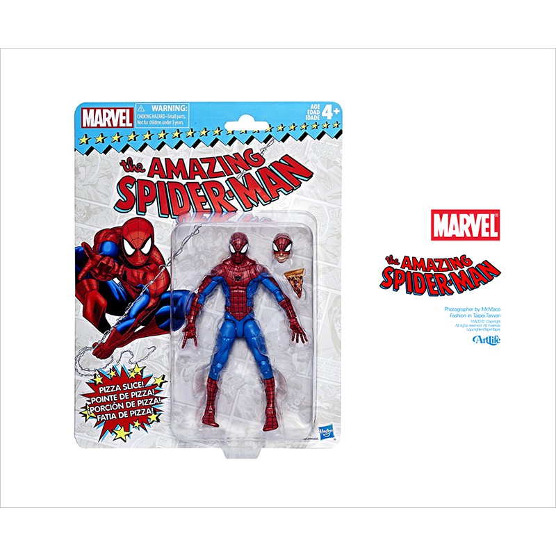 marvel legends vintage spiderman