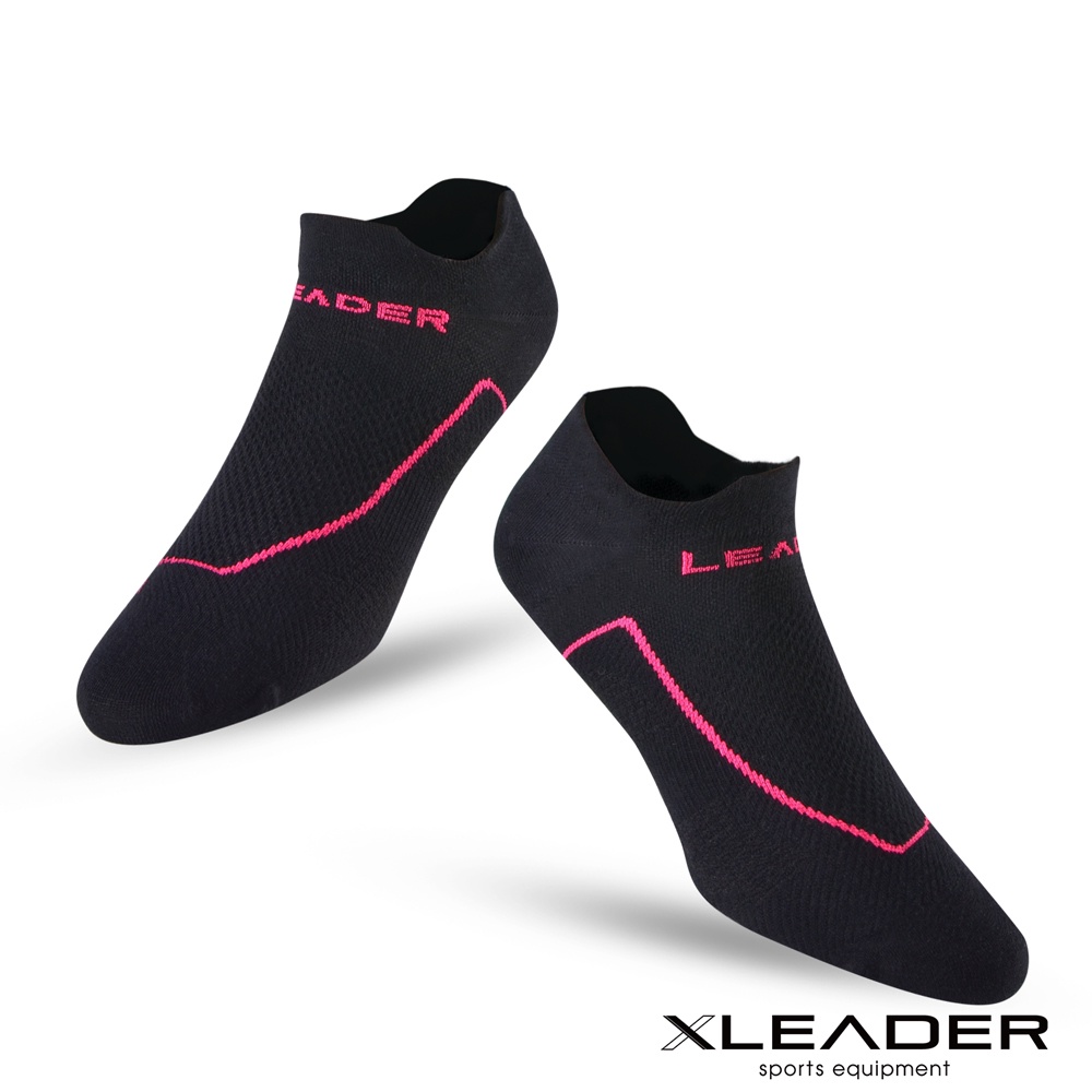 【Leader X】台灣製 ST-01環形加壓 網眼導流透氣護踝薄短襪  機能除臭運動襪 女款(台灣24h出貨)