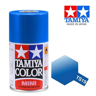 【鋼普拉】現貨 TAMIYA 田宮 模型 噴漆 噴罐 油性漆 #85019 TS19 TS-19 金屬藍亮光 100ml