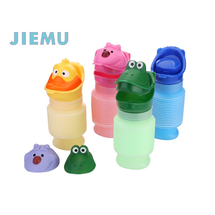 捷牧兒童尿壺JIEMU車載便攜式小便器卡通玩具 伸縮尿壺便攜式尿桶