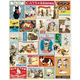 歐美進口拼圖Cavallini & Co（美國）/1000片/Cats & Kittens