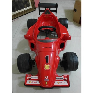 Ferrari法拉利原廠F1賽車兒童腳踏騎乘玩具車(可正常使用)/稀少絕版品/近全新/新竹市可面交/親子餐廳⭐️